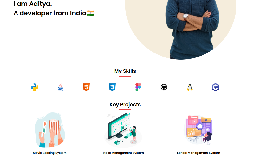 Code your developer portfolio using HTML and CSS