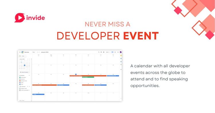 Developer Events Calendar launched