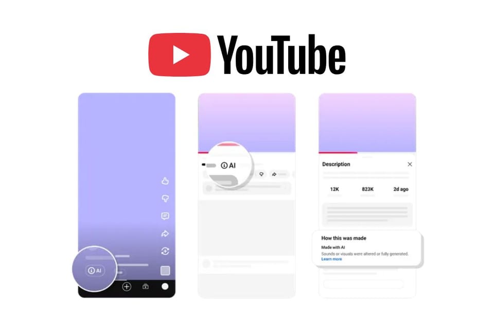 YouTube starts auto-tagging AI videos, developers question it