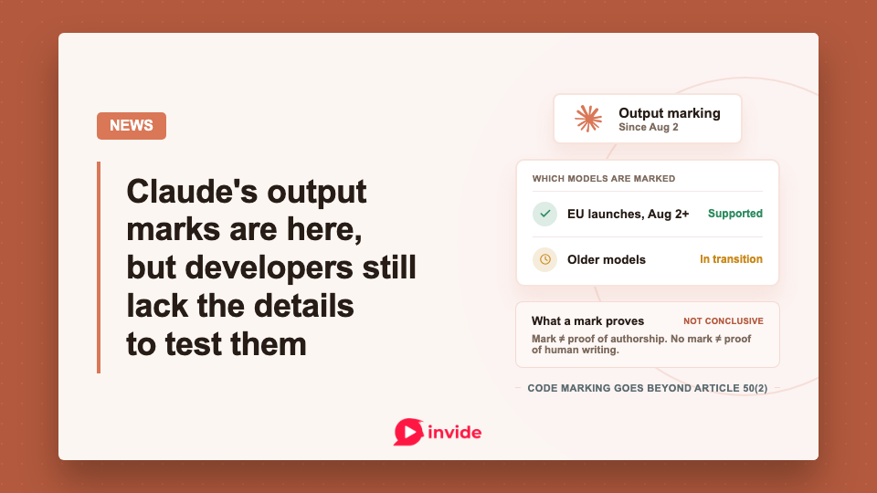 Claude’s output marks are here, but developers still lack the details to test them