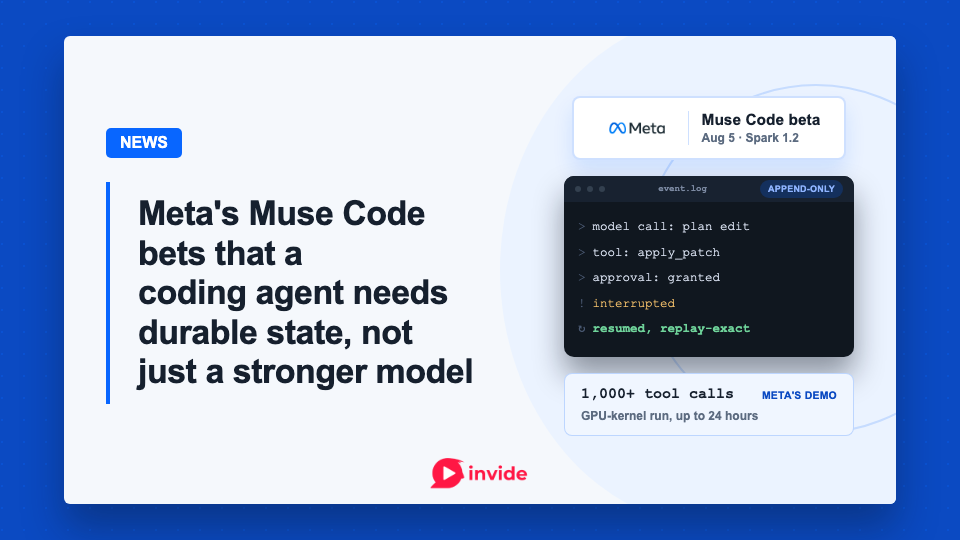 Meta’s Muse Code bets that a coding agent needs durable state, not just a stronger model