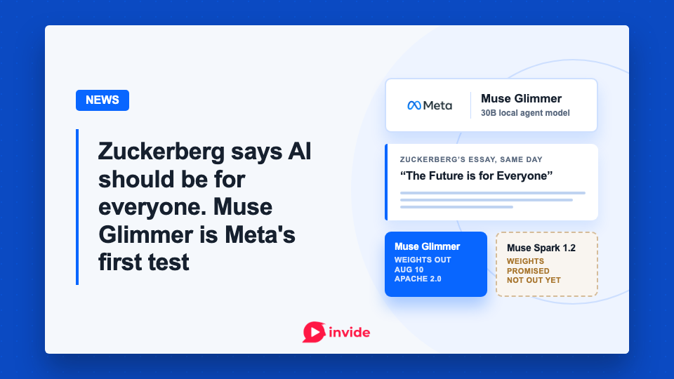 Zuckerberg says AI should be for everyone. Muse Glimmer is Meta’s first test